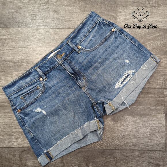 Loft Denim Shorts Size 2 - Picture 1 of 7